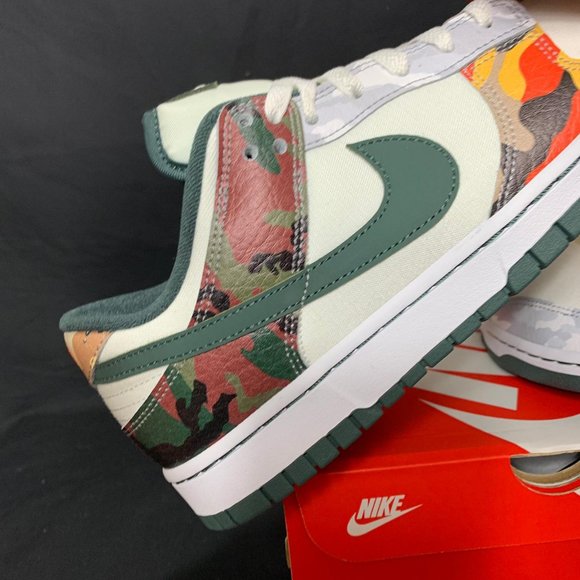 Nike Dunk Low Multi-Camo Men's Size:10/Women's11.5 - Picture 5 of 9